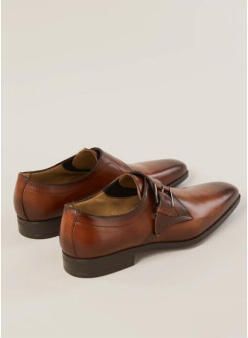 Giorgio 38201 cognac leren schoen met gesep