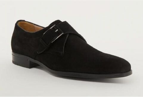 Giorgio 38201 zwart suede schoenen met gesp