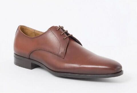 Giorgio 38202 bruin leren veterschoen met rubber zool