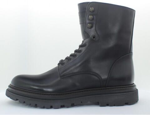 Giorgio 56308 donkergrijze leren gevoerde veterboots
