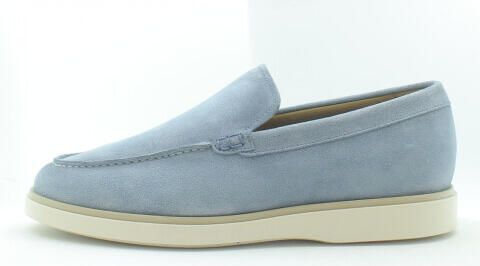 Giorgio 56402 lichtblauwe suède instapper licht blauw