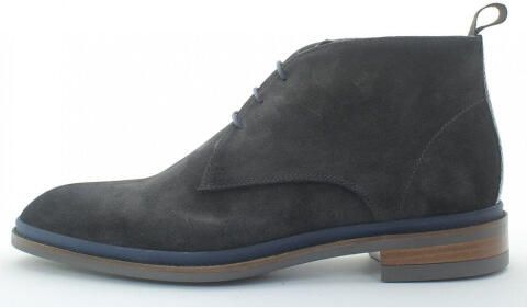 Giorgio 85804 donker grijze suede veterschoen