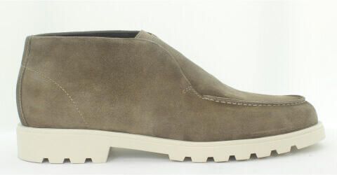 Giorgio 93902 suède instapper met witte rubber zool