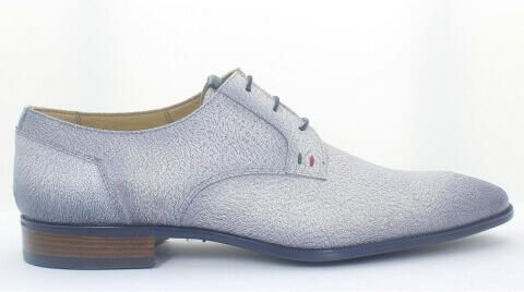 Giorgio 964183 grijze leren veterschoenen