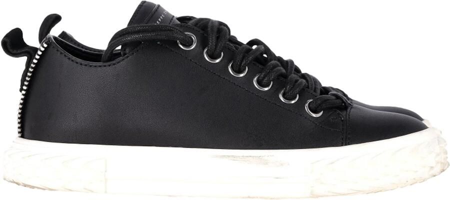 Giuseppe Zanotti Pre-owned Giuseppe Zanotti Blabber Lage Sneakers in Zwart Leer