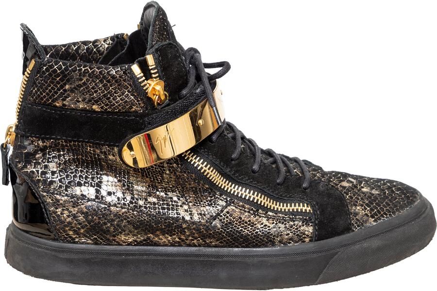Giuseppe Zanotti Pre-owned Giuseppe Zanotti Gedrukte Slangenhuid Sneakers '10s