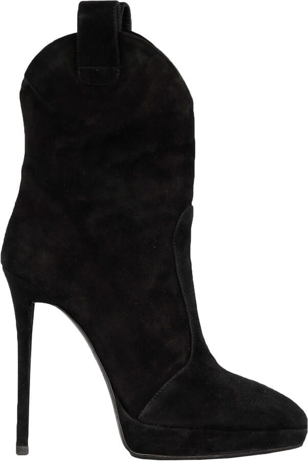 Giuseppe Zanotti Pre-owned Giuseppe Zanotti Puntige Suède Zwarte Laarzen '20s