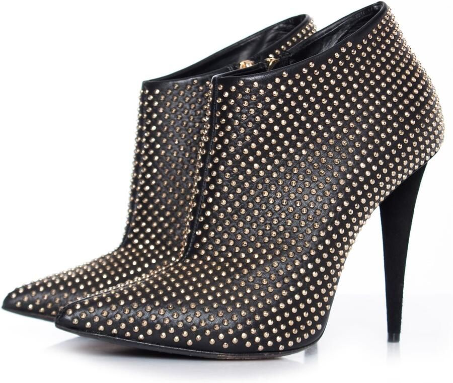 Giuseppe Zanotti Pre-owned Giuseppe Zanotti Zwarte enkellaarsjes met studs.