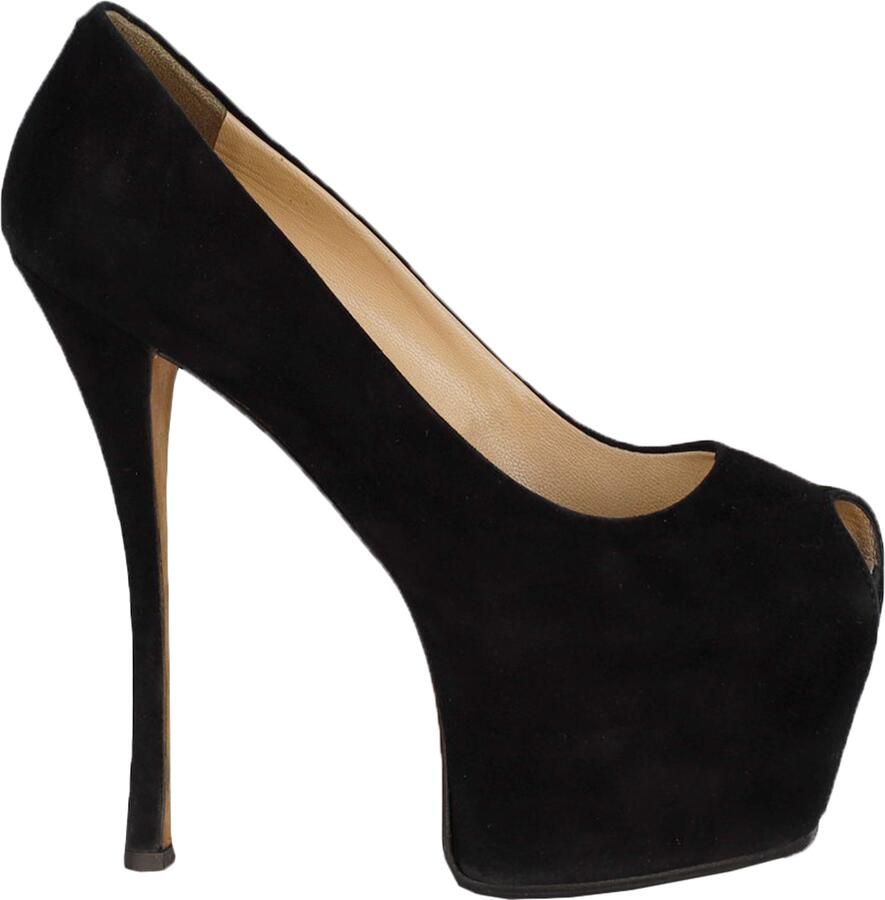 Giuseppe Zanotti Pre-owned Zwarte Suède Platform Hakken '20s