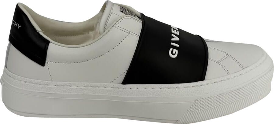 Givenchy Pre-owned Givenchy City Court Slip-On Sneakers in Witte Leer