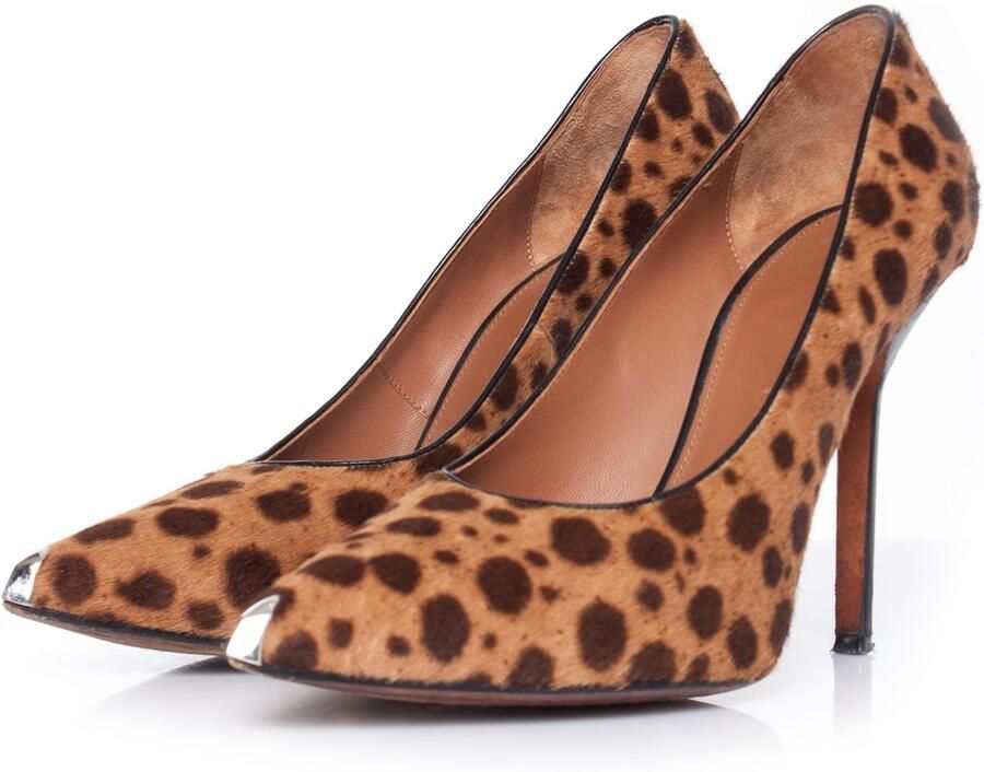 Givenchy Pre-owned Givenchy luipaardprint ponyskin pumps.