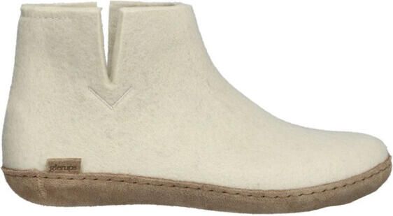 Glerups Low boot leather sole g 03-white