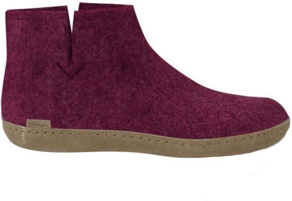 Glerups Low boot leather sole g 07-cranberry