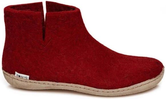 Glerups Low boot leather sole g 08-red