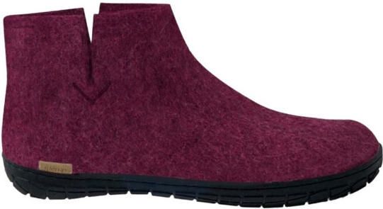 Glerups Low boot natural rubber sole gr02 07-cranberry