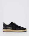 Golden Goose Deluxe Brand Dames ballstar sneaker glitter - Zwart