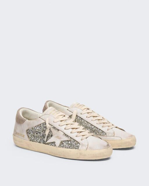 Golden Goose Deluxe Brand Dames super-star sneaker beige