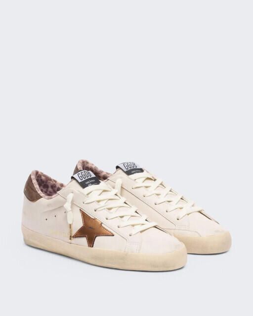 Golden Goose Deluxe Brand Dames super-star sneaker créme