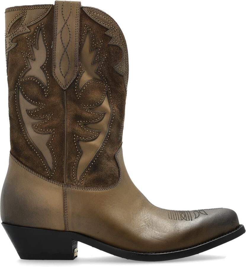 Golden Goose Pre-owned 'Wish Star' leren cowboylaarzen