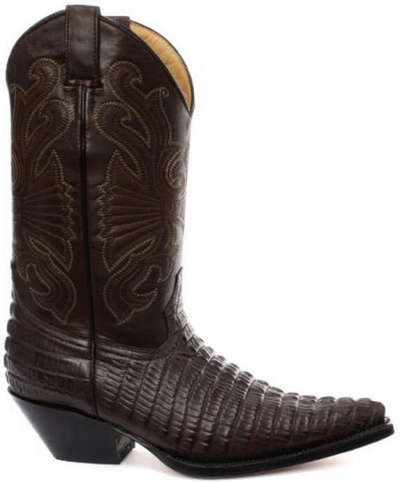 Grinders bruin leren western cow laarzen – Carolina