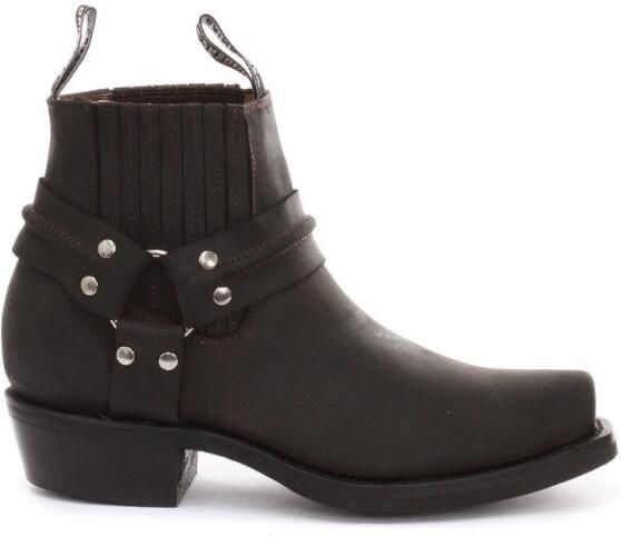 Grinders Unisex Bruine Western Leren Laarzen-Renegade Lo