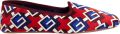 Gucci Geometrische G-print satijnen Voyage slippers - Rood