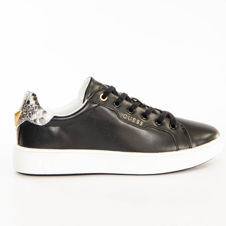 Guess damessneaker met klassieke gouden driehoek