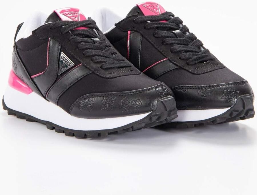 Guess damessneaker Samsin Logo Waffelmuster
