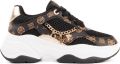 Guess Harpaa sneakers voor dames - Bruin