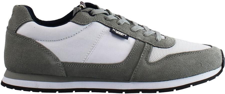 Hackett London Hackett Eyelet Heren Wit Grijs Trainers