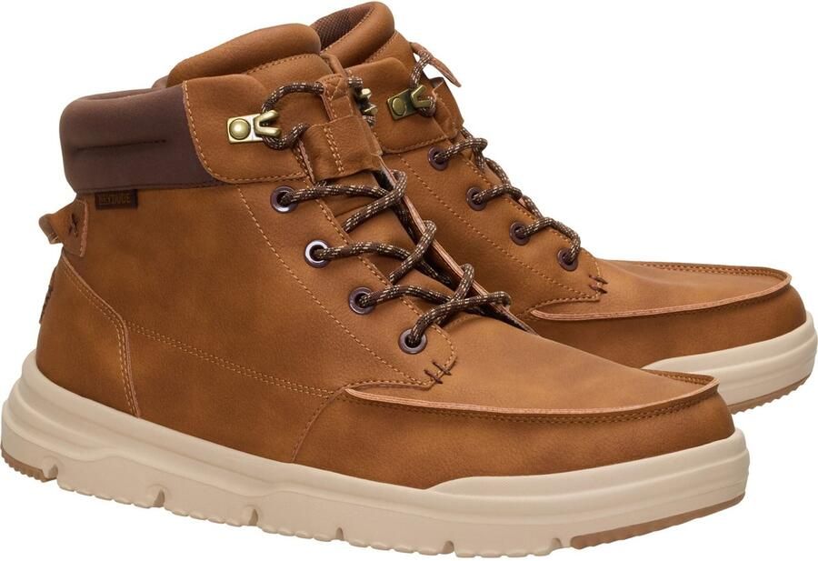 Hey Dude HEYDUDE Bradley II Classic Polyurethaan Heren Argan Olie Multi Enkellaarsjes