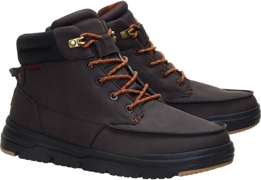 Hey Dude HEYDUDE Bradley II Classic Polyurethaan Heren Chocolade Torte Multi Enkellaarzen