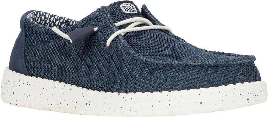 Hey Dude HEYDUDE Wendy Stretch Mesh Polyester Dames Navy Loafers