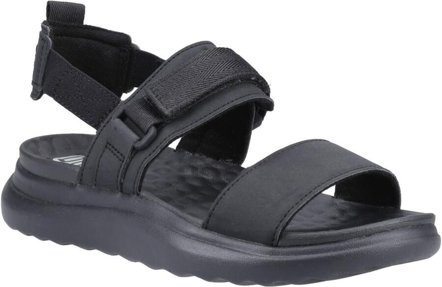 HEYDUDE Collins Mono Sport Textiel Dames Sandalen Zwart