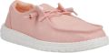 HEYDUDE Wendy Canvas 100% Katoenen Roze Instappers Voor Dames - Roze