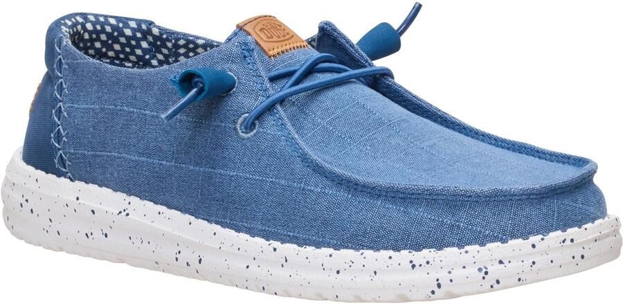 HEYDUDE Wendy Chambray Textiel Vrouwen Ensign Blauwe Loafers