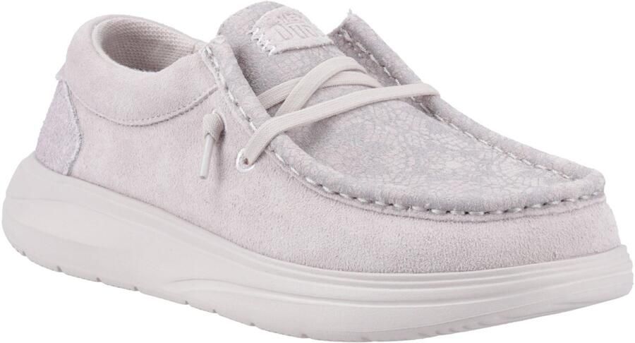 HEYDUDE Wendy COMF Suède Dames Lilac Mocassins Schoenen