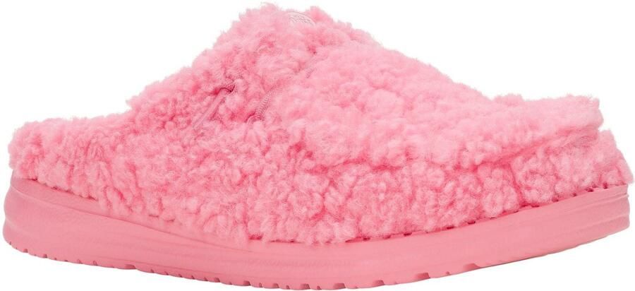 HEYDUDE Wendy Polyester Dames Plumeria Roze Muiltjes