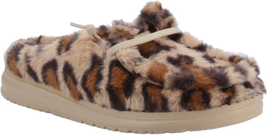 HEYDUDE Wendy Polyester Dames Tan multi Muiltjes