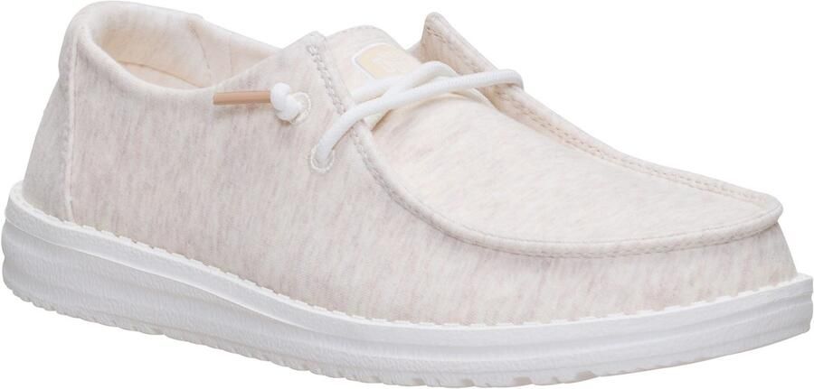 HEYDUDE Wendy Stretch Jersey Textiel Dames Oatmeal Loafers