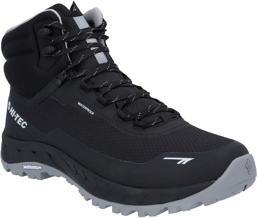 Hi-Tec ALTITUDE LITE MID WP Polyester Mannen Zwarte ultieme Grijze Wandelschoenen