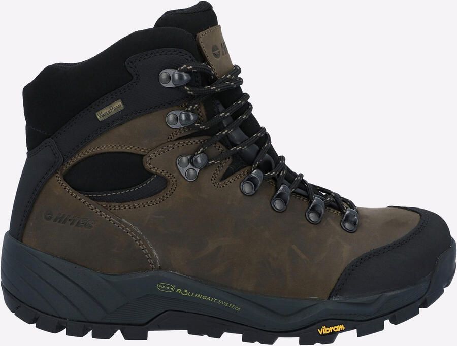Hi-Tec Altitude Pro RGS Heren Wandelschoenen Van Donkere Chocoladebruin Leer