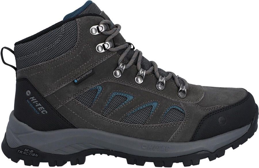 Hi-Tec Bandera Expedition Leren Heren Wandelschoenen In Donkergrijs Havermist.