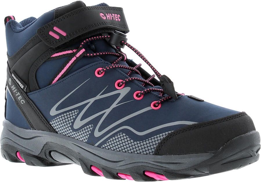 Hi-Tec blackout half waterdichte wandelschoenen meisjes marine