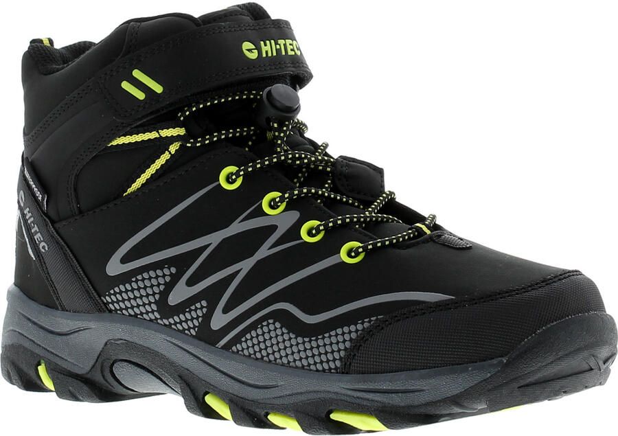 Hi-Tec blackout waterdichte wandelschoenen voor jongens zwart