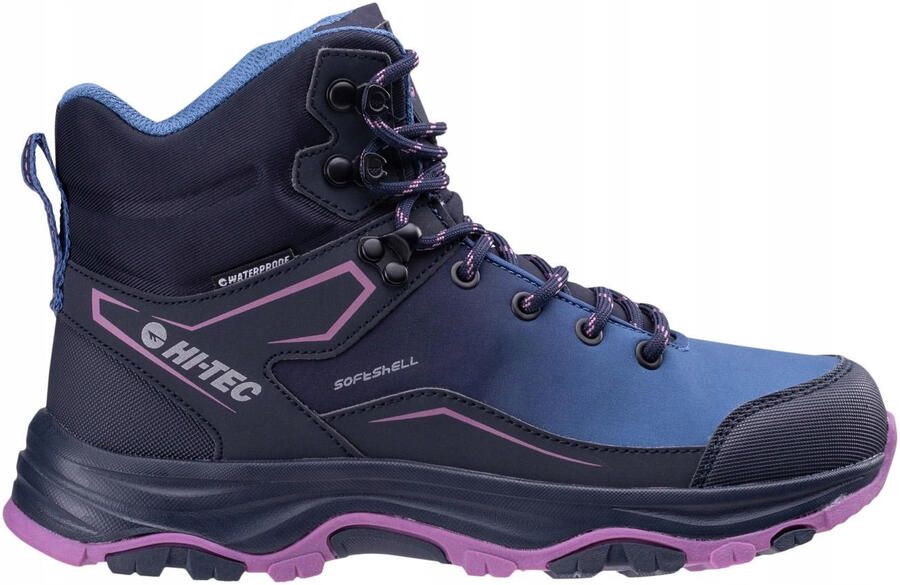 Hi-Tec Dames Deneb Mid Cut Enkellaarsjes (Marine Roze)
