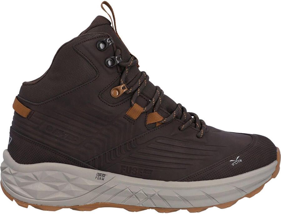Hi-Tec Fuse Trek Mid Heren Wandelschoenen Van Polyester In Chocoladebruin Timber Wolf