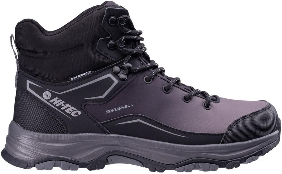 Hi-Tec Heren Deneb Mid Cut Enkellaarsjes (Zwart Grijs)