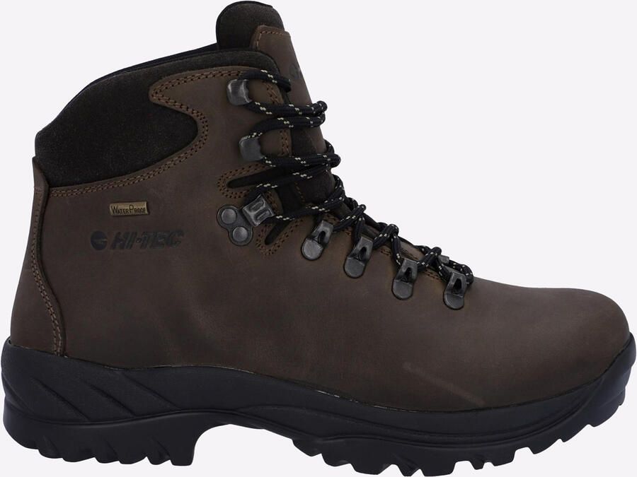 Hi-Tec Ravine Leren Heren Bruine Wandelschoenen
