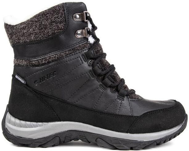 Hi-Tec Riva Mid Dames Zwarte Wandelschoenen